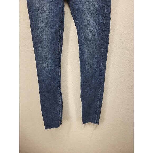 J Crew Womens Jeans Blue 24 High Rise Skinny Denim Stretch Button Fly Casual - Picture 6 of 16